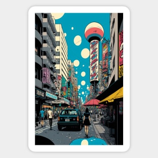 Tokio Street Pop Art Sticker